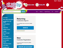 Tablet Screenshot of myaccount.drsoda.com